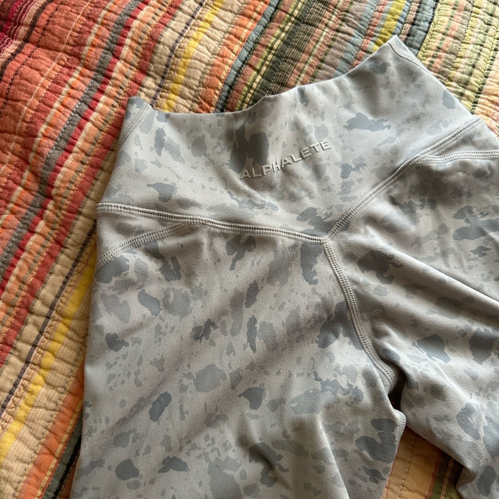 Alphalete Camo Gray Leggings